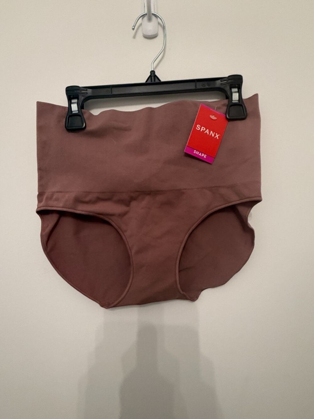 Spanx High-Waisted Shaping Briefs XL Mauve Seamless Smoothing Comfort New With T